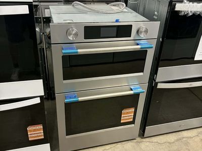 NEW KITCHENAID MICROWAVE WALL OVEN COMBO IN STAINLESS