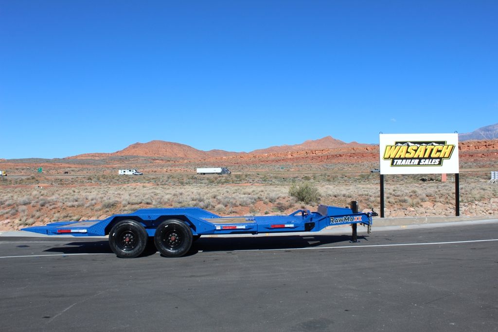 2026 RawMaxx 8.5x24 16K GTX Gravity Tilt Flatbed Trailer