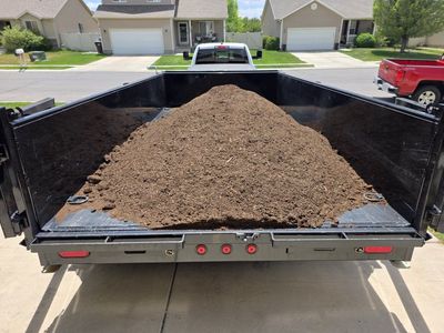 2026 7x14 14k Dump Trailer, 2 foot sides, Tarp kit, Ramps and rear Jack Stands.