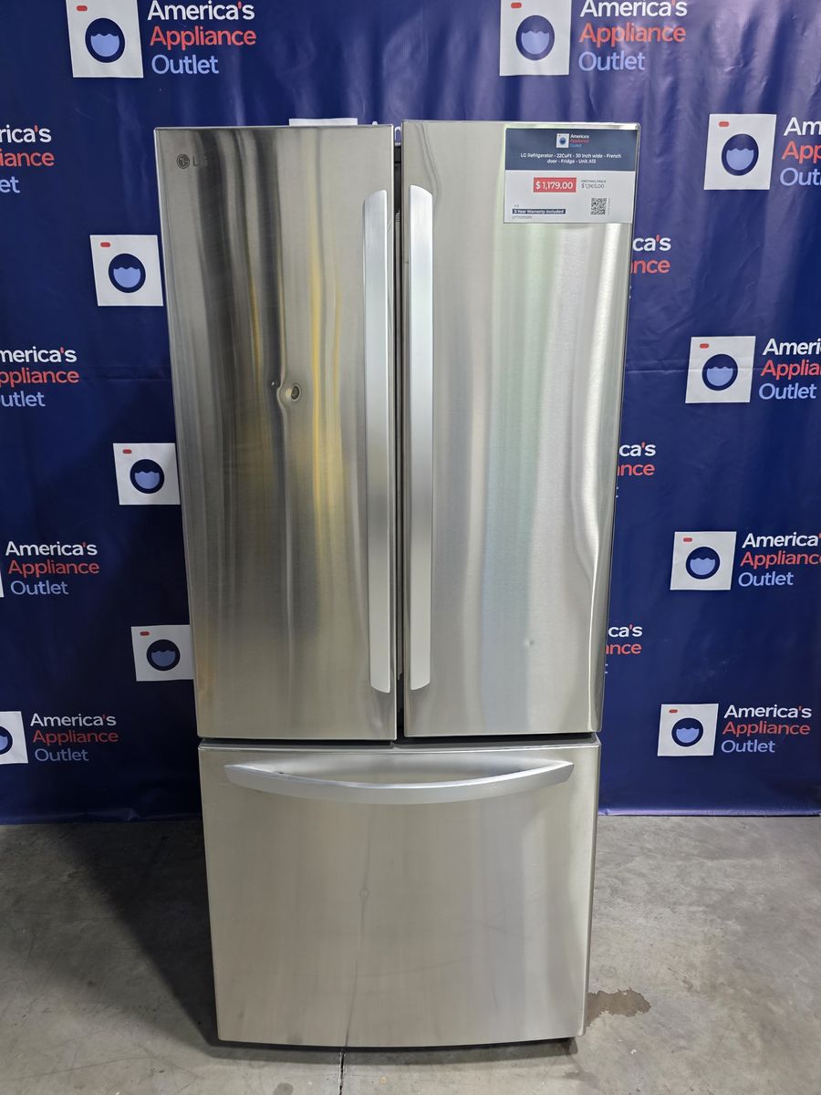 LG French Door Refrigerator (Stainless Steel), 30-Inch Wide, 21.8 Cu. Ft.