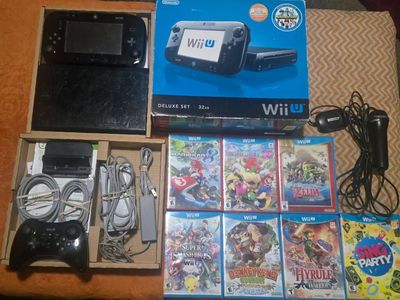 Wii U Deluxe with 9 games! Trades considered!