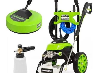 NEW - Greenworks Pressure Washer
