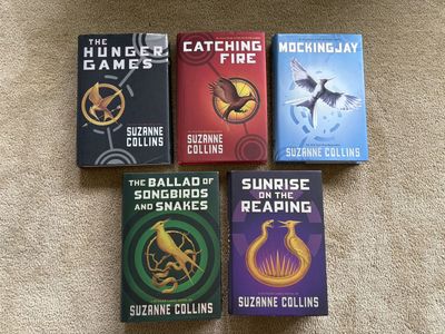 The Hunger Games Complete Series, by Suzanne Collins (hardcovers)