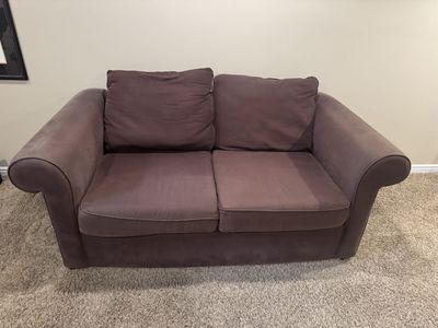 Free purple loveseat
