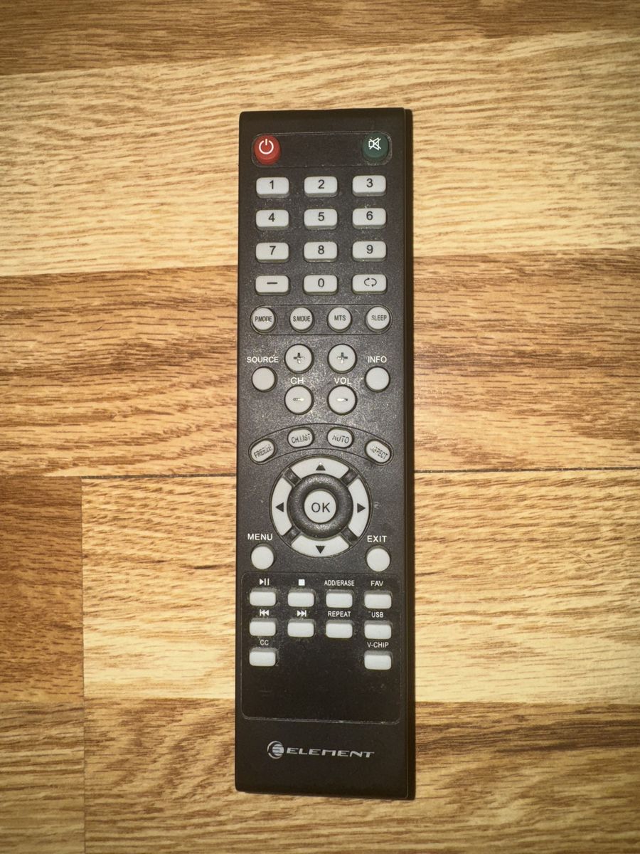 Remote control for Element television