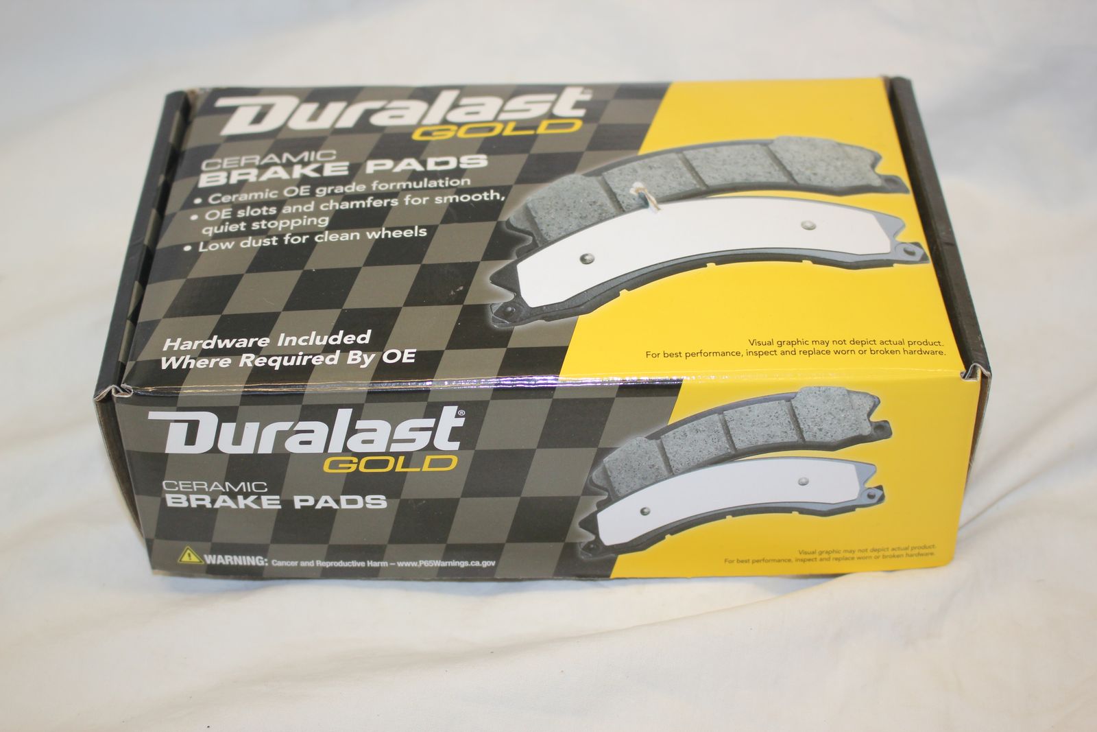Duralast Golf DG906 Ceramic Front Brake Pads - Brand New (for Toyota Camry, Avalon, Tacoma, Sienna, Solara, Lexus ES301/330)