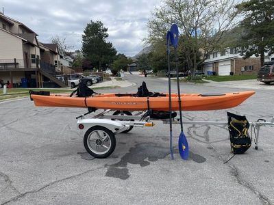 Necky Kayak plus Yakima Trailer