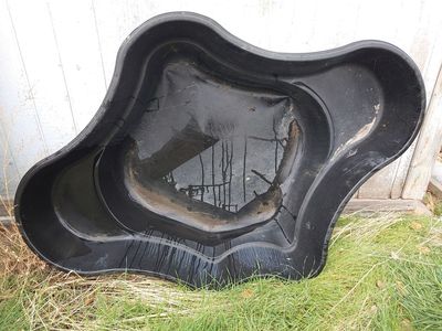 Fish Duck Bubble Rock Pond / Herb, Flower Planter / Kiddie Swimming Pool / Hay Grain Mineral Water Feeder