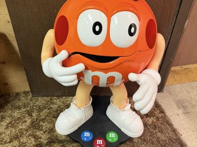 M&M's Store Display Characters Lot - Orange, Red, & Yellow Standing Figures