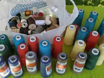 Thread assortment. over 50 pcs