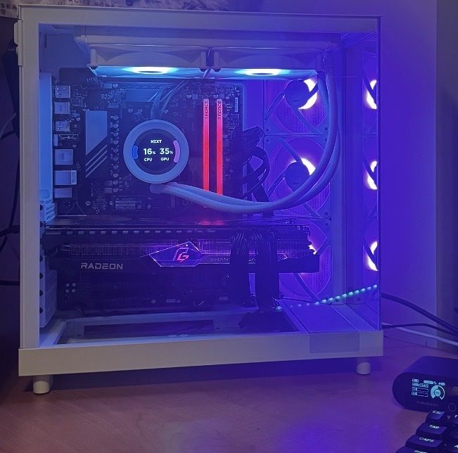 NZXT AMD gaming computer 
