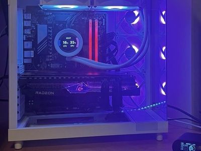 NZXT AMD gaming computer