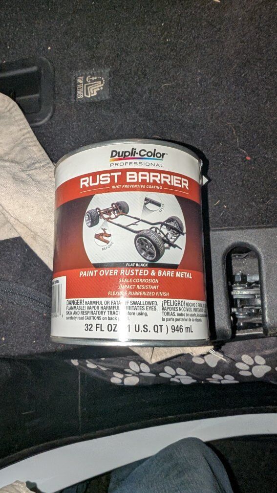 RUST BARRIER PAINT NEW BLACK
