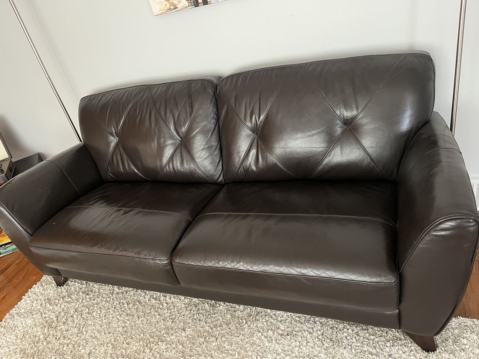 Leather couch