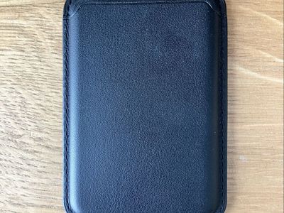 HIVE Black Leather Magnetic Phone Wallet Card Holder