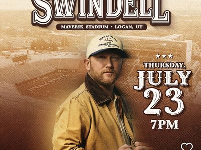 Row 2 Reserved right up front Cole Swindell Concert Tickets - Maverik Stadium Logan, UT - Thursday, July 23, 7 PM