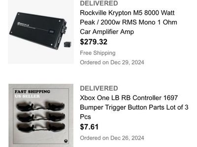 8000 watt digital amp /2-12 “ speaker/box-digital cap.