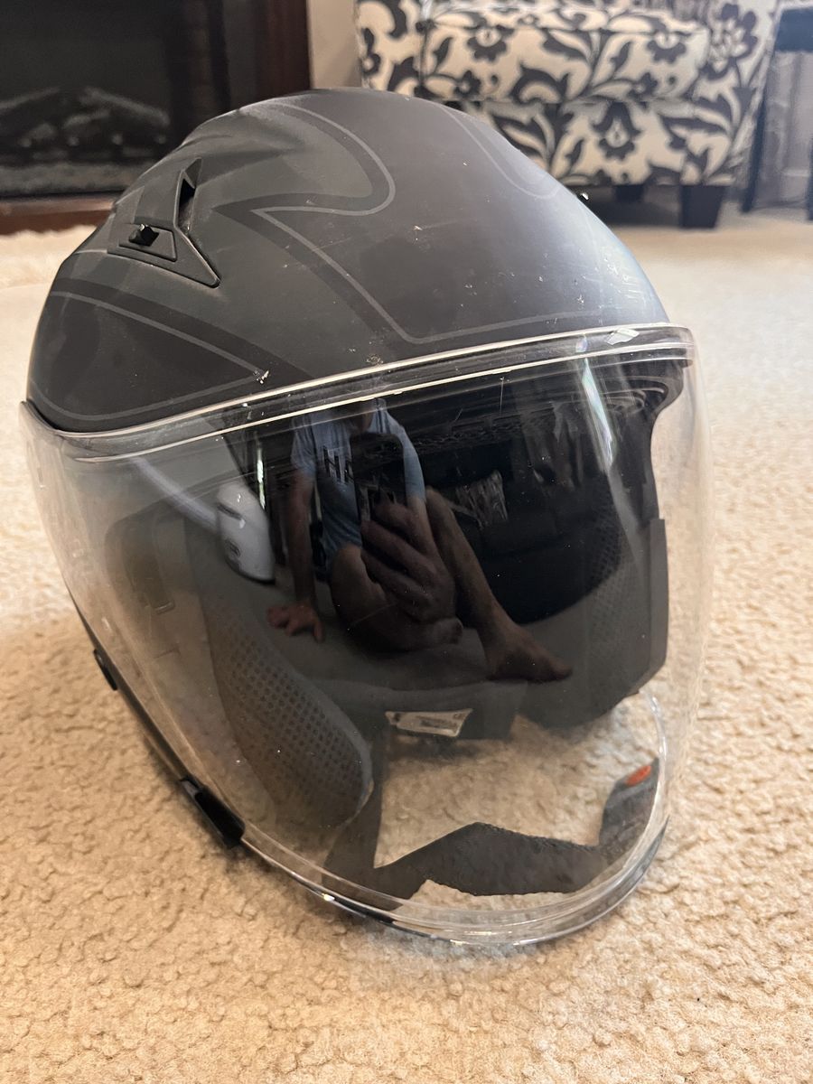 Bilt motorcycle helmet size M with sun shade