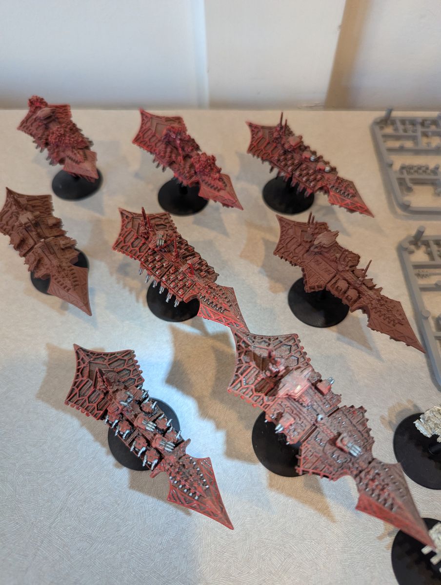 Chaos Space Marine BFG Fleet – Original OOP Plastic/Metal