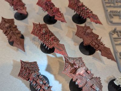 Chaos Space Marine BFG Fleet – Original OOP Plastic/Metal