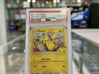 2021 Pokemon McDonald’s Collection Pikachu #25 Holo PSA 10