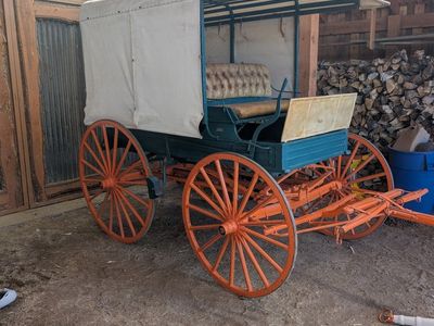 Vintage Horse Drawn Wagon