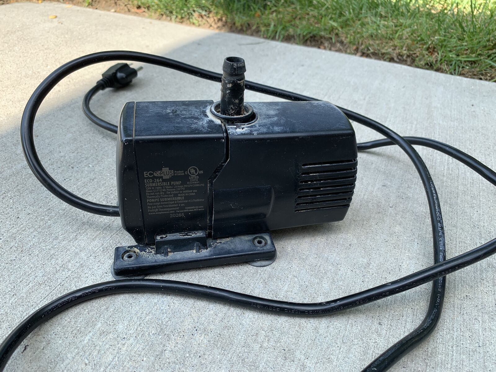 Ecoplus Eco 264 fixed flow submersible pump