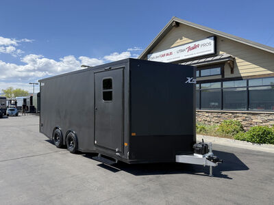 8x20 / 8.5x20 All Aluminum Toy Hauler UTV/ATV/Car Enclosed Cargo 5k Ramp