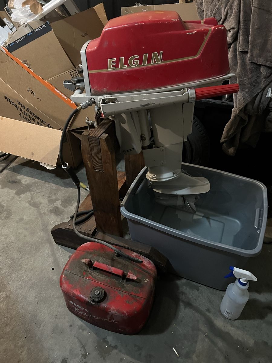 Vintage 1958 Elgin 12Hp OutBoard Motor
