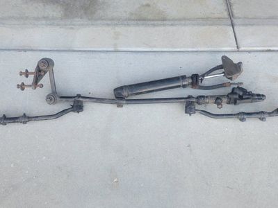 62 63 64 Ford Fairlane V8 power steering linkage with drag link control valve, conversion kit. fits Mercury Meteor/wagon.