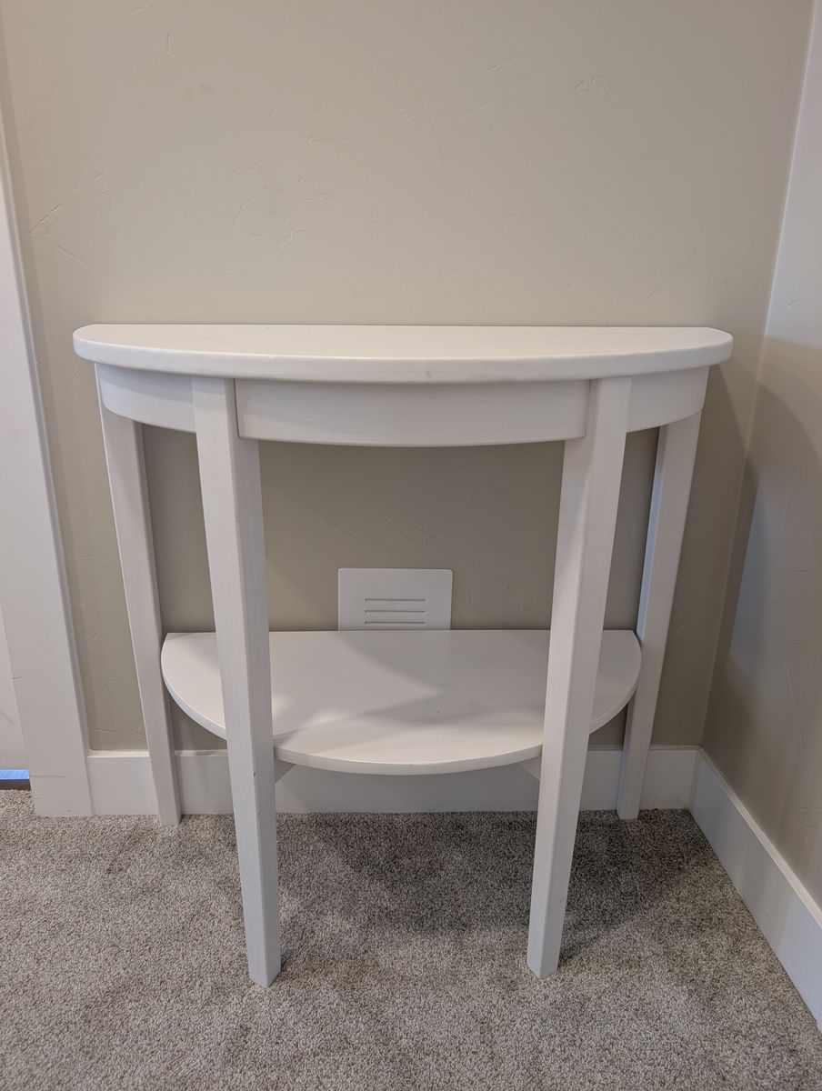 Console table, white 31 1/2x15 3/4x29 1/2 "