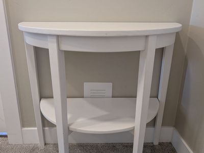 Console table, white 31 1/2x15 3/4x29 1/2 "