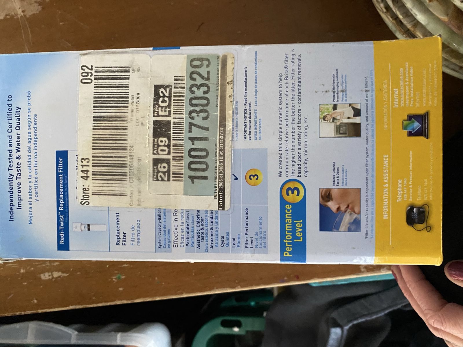 Fridge filter