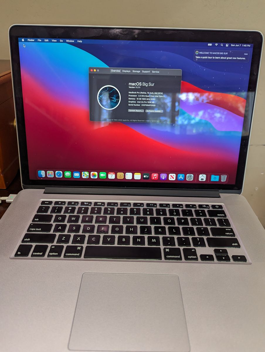 Macbook Pro (2014 15-inch) i7 500GB