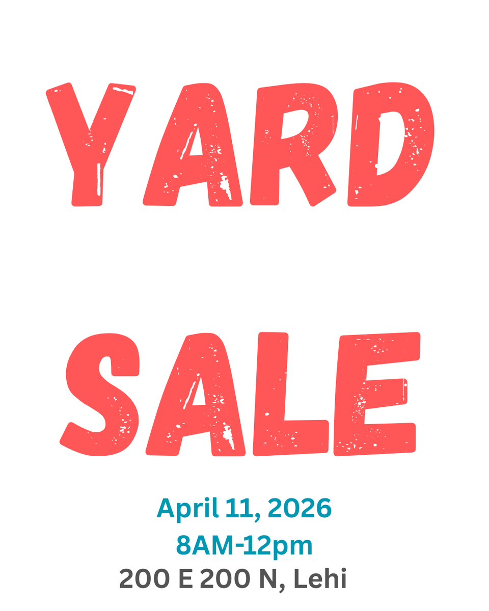 Lehi Yard Sale