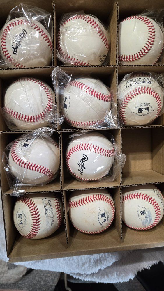 Rawlings Official League Baseballs - MLB & Little League, 11-Pack, New/Used Condition