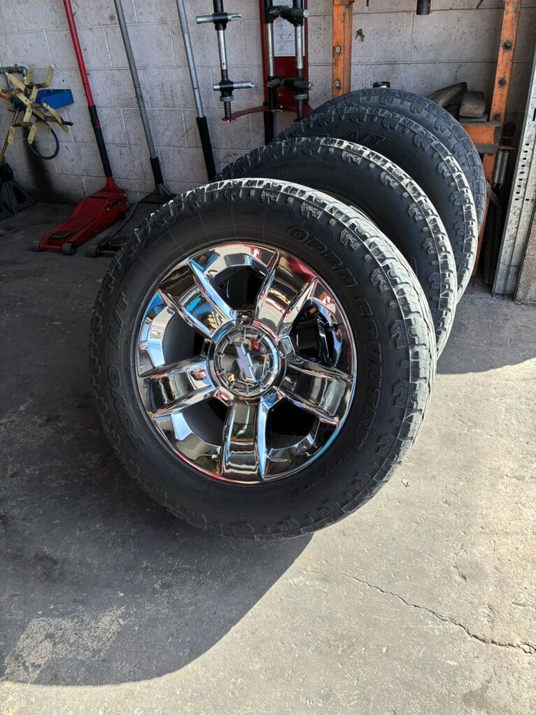 20 Stock Chevy 6 Lug Wheels