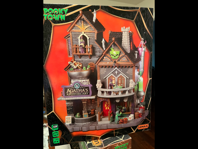 Lemax Spooky Town Agatha’s Apothecary