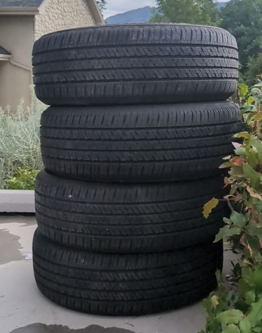 Tires Set of 4 Bridgestone 225/55R19 Tires - Great Tread - $30 OBO