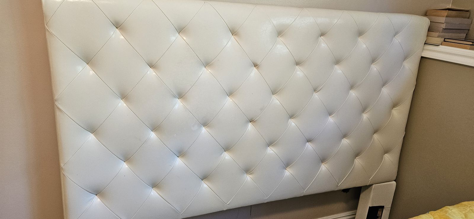 Queen Leather Headboard