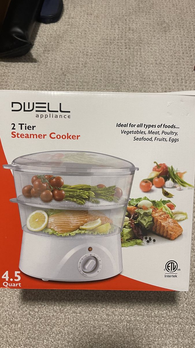 Dwell 2 Tier Steamer Cooker