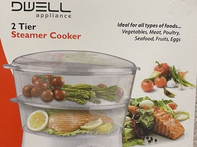Dwell 2 Tier Steamer Cooker