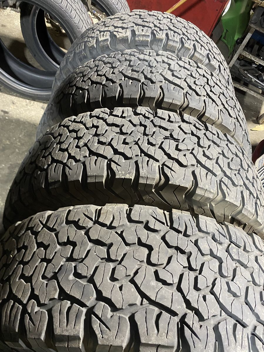 4 TIRES BFGOODRICH LT265-70-17 ALL TERRAIN LOAD RANGE C GOOD CONDITION