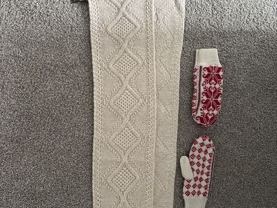 New Scarf And Gloves