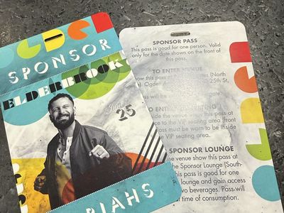 Elderbrook Sponsor/VIP passes