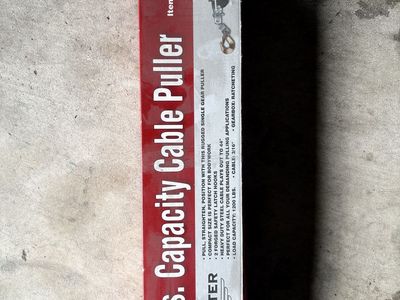 Haul-Master 1200 lbs. Capacity Cable Puller - Single Gear Ratcheting Winch