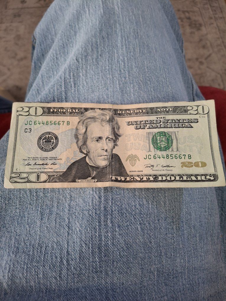 67 $20 Bill