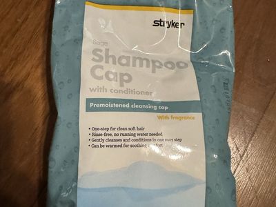 Stryker Sage Rinse-Free Shampoo Cap with Conditioner, 1 Disposable Pack