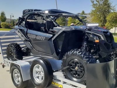 2021 Can-Am Maverick X3 XRS Turbo RR Smart-Shox & Aluma Trailer Package