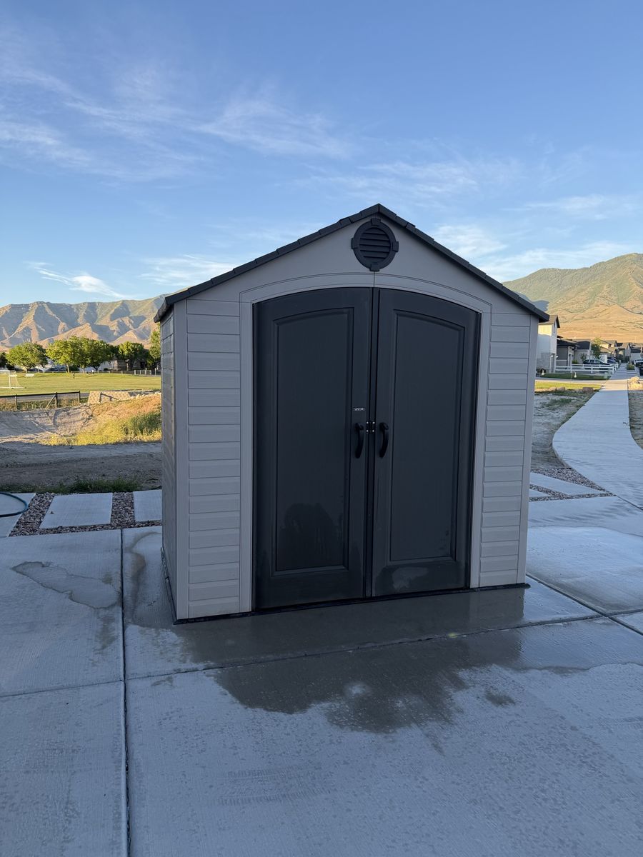 Lifetime outdoor shed